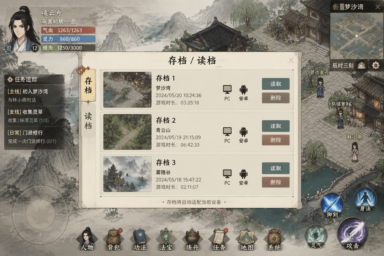 谪仙索欢录 玩法展示 实机截图 6